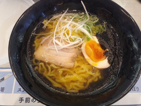 「貝節塩ラーメン　418円」@はま寿司 喜多方店の写真