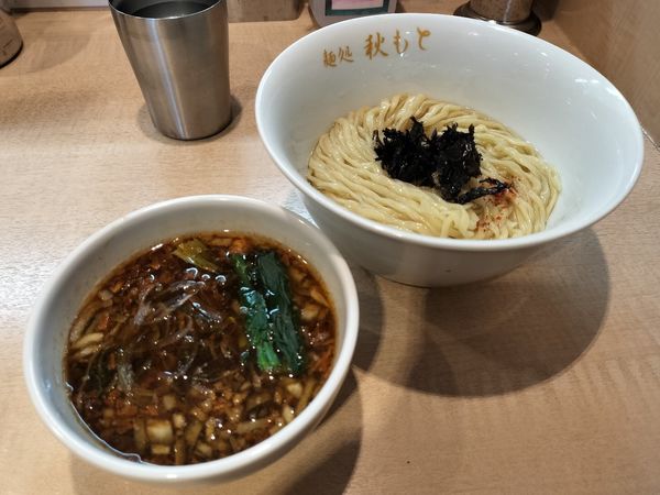 「鰹醤油つけ麺　1000円」@麺処 秋もとの写真