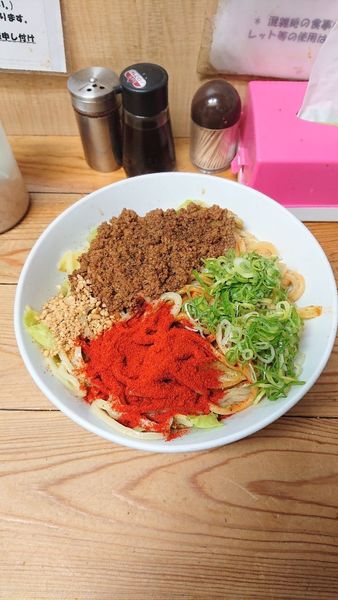 「令5・1・27汁なし担々麺大盛980円+ライス120円」@自家製麺 てんかの写真