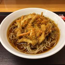 かき揚げそば(朝そば)