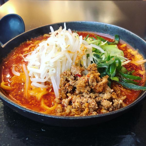 「焼き味噌レッド 激辛」@麺屋 蔵人 松本和田店の写真