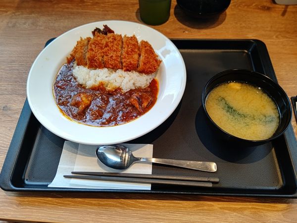 「松屋特製ロースかつビーフカレー(並盛)900円」@松屋 高崎南大類店の写真