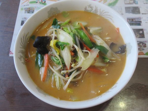 「味噌野菜ラーメン（900円）」@中華 渓竜の写真