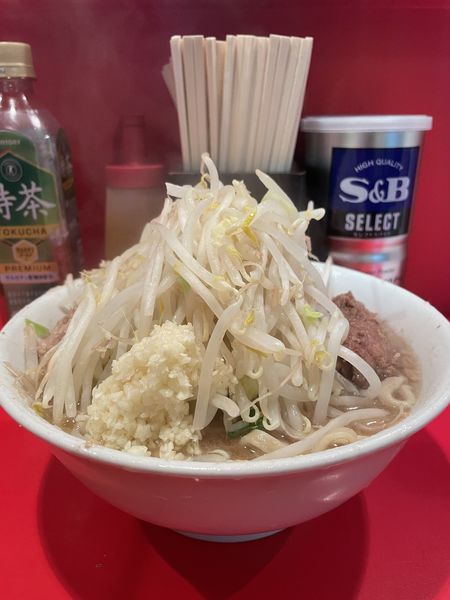 「小ラーメン（にんにく）¥800」@ラーメン二郎 府中店の写真