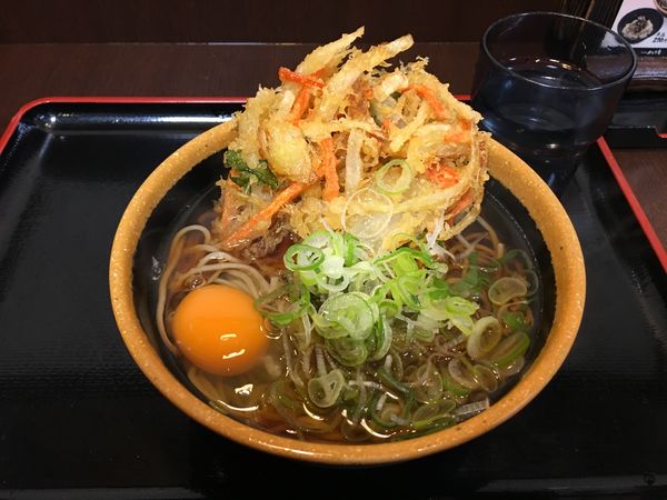 「天玉そば」@めとろ庵 新木場店の写真