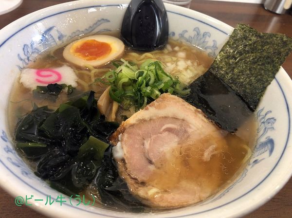 「淡麗煮干しラーメン醤油(750円)」@ラーメン・ぶーけの写真