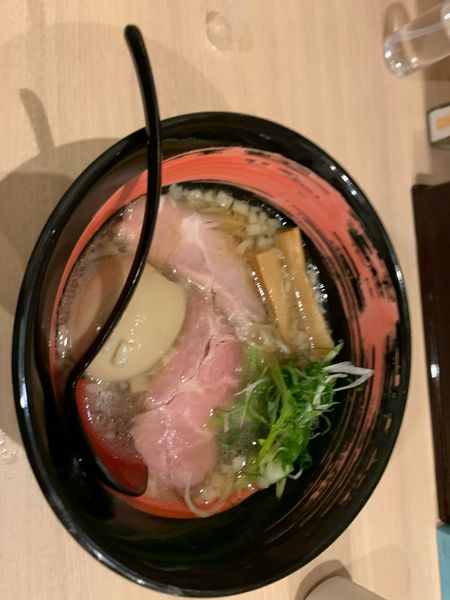 「背脂醤油らーめん味玉つき」@麺極 いっちゃんの写真