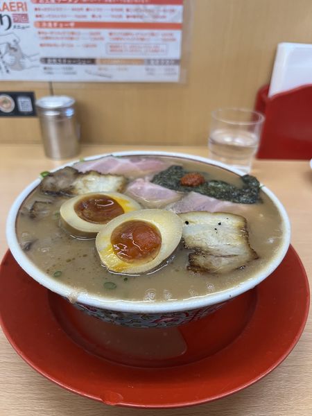 「こってりトンコツ＋チャーシュー＋味玉」@ラーメンマン（拉麺男）の写真