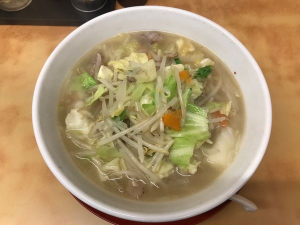 「野菜たっぷりタンメン 大盛 600円」@中華食堂 日高屋 千駄ヶ谷店の写真