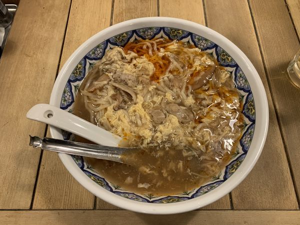 「スーラータンメン　揚州麺」@中国ラーメン 揚州商人 稲毛海岸店の写真