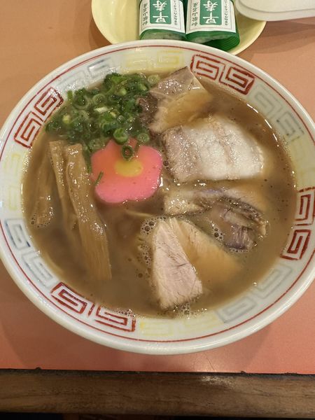 「中華そば、早寿司」@本家アロチ 丸高 中華そばの写真