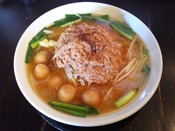 「【限定】ガニの味噌じろー　1000円」@煮干結社 弘前店の写真