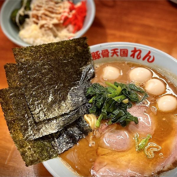 「豚骨天国 800円」@豚骨らーめん れんの写真