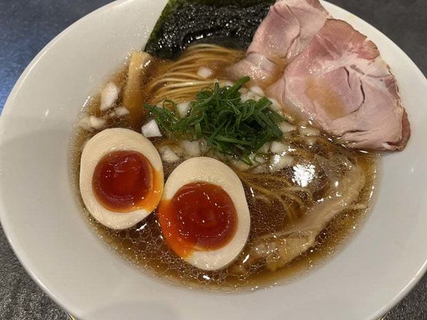 「中華そば＋煮卵：900円」@中華そば 鍾馗 十三店の写真