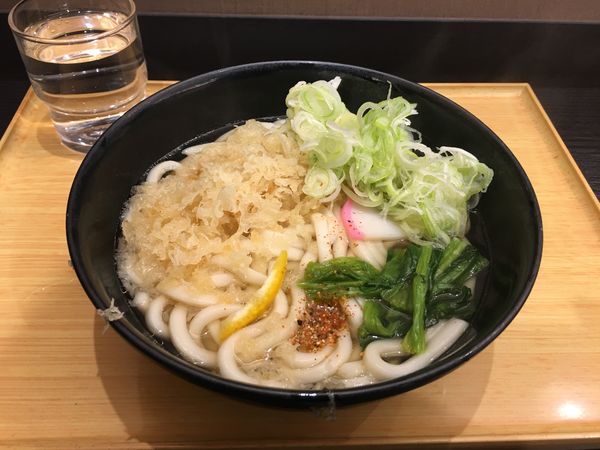 「たぬきうどん大盛り」@小諸そば 茅場町店の写真