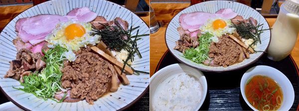 「肉まぜそば 1100円」@喜元門 つくばサイエンス通り店の写真