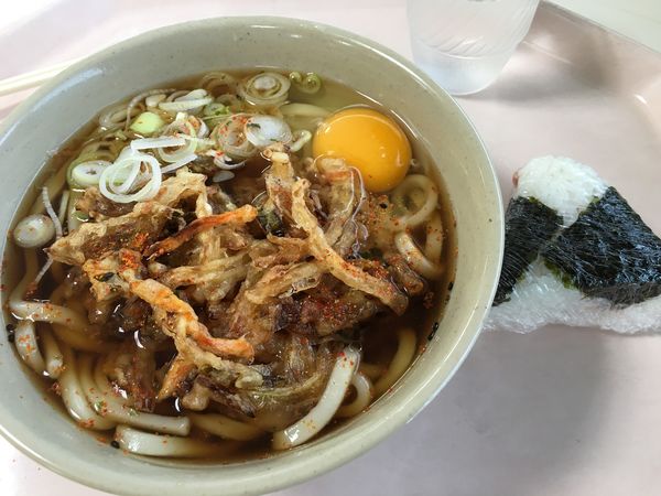 「天玉うどん」@波止場食堂 つばさ店の写真