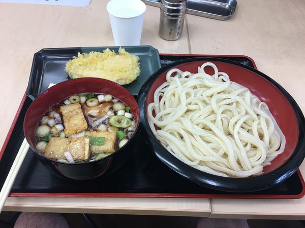「もり肉汁うどん」@武州めんの写真