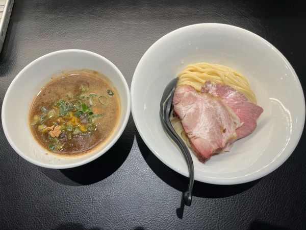 「豚骨魚介つけ蕎麦 1,000円」@百合の咲く場所の写真