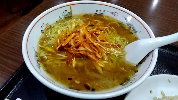 「ネギそば（半チャーハンとのランチセット）１，０５０円」@華林の写真