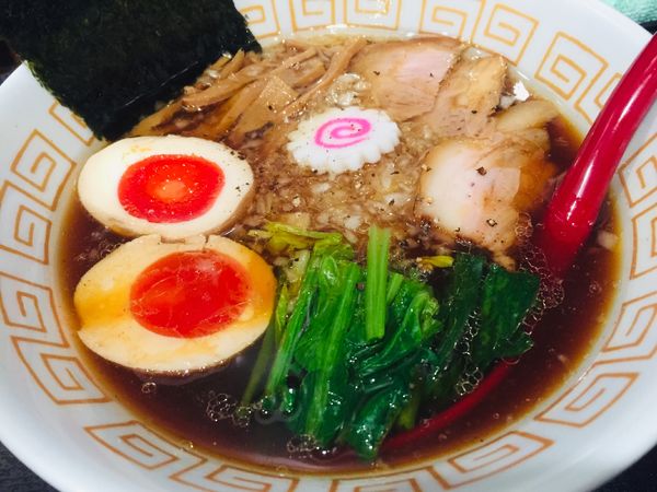 「八王子生姜醤油味玉ら～麺【870円】」@JAPANESE NOODLE HGNの写真