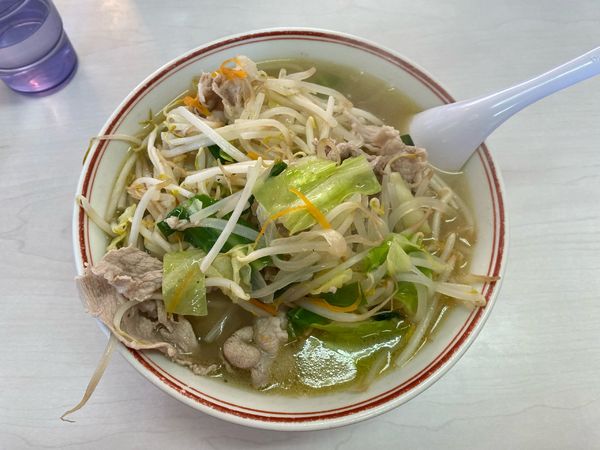 「肉野菜タンメン」@あぢとみ食堂の写真