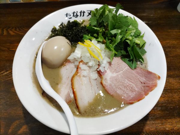 「特製タナニボ·パクチー·ライス」@たなか青空笑店の写真