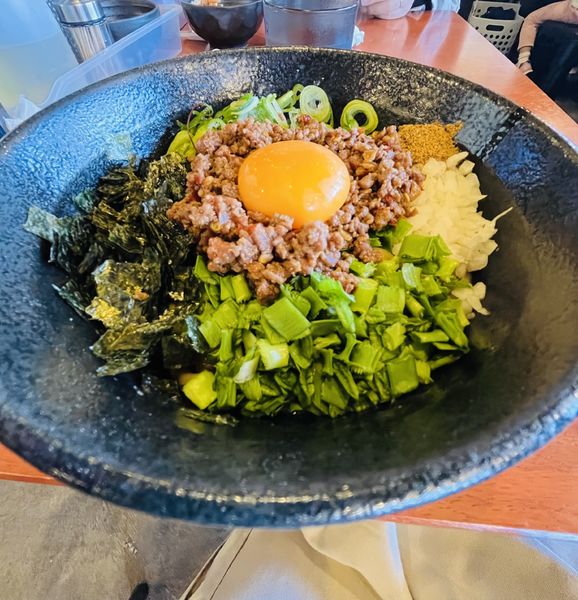 「台湾まぜそば」@豚骨ラーメンとまぜそば 池めん 浜松店の写真