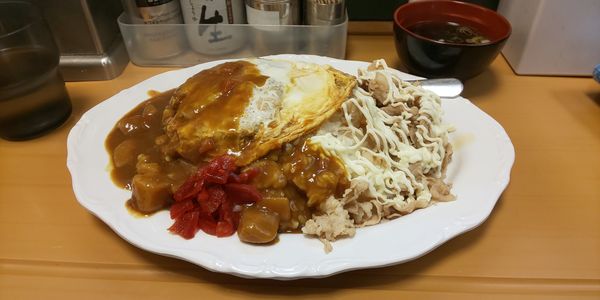 「よくばりコンボ（780円）」@名代 富士そば 秋葉原店の写真