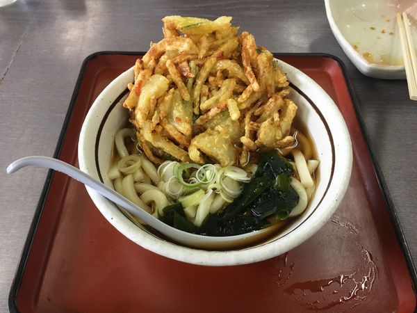 「天ぷらうどん」@山田うどん食堂 所沢インター店の写真