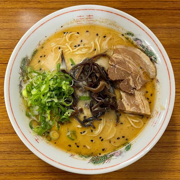 「ラーメン（600円）」@ラーメン 竜の写真