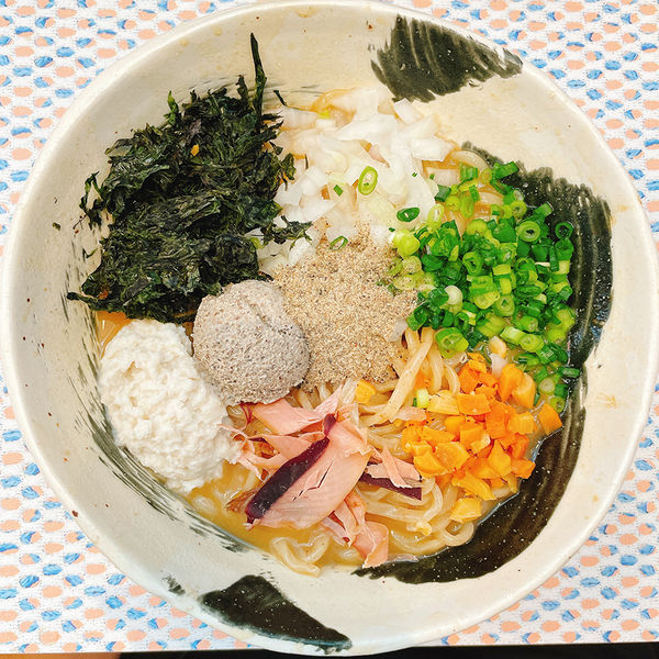 「大潮まぜそば＋ライス（ランチサービス）」@麺屋はやぶさ 下北沢店の写真