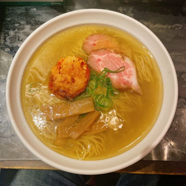 「塩そば」@中華そば かなでの写真