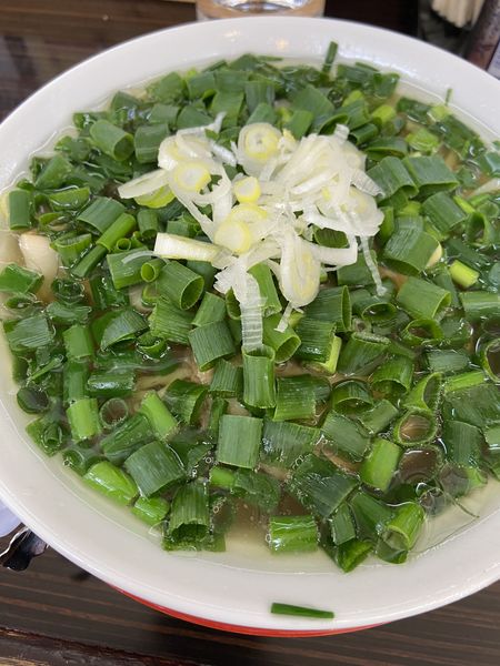 「青葱ラーメン」@餃子とらーめん専門店 中村屋 荒川沖店の写真