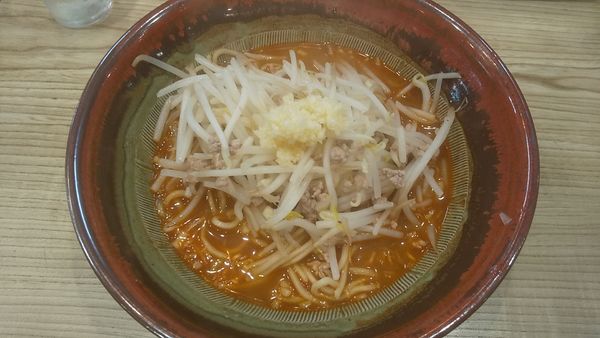 「味噌らーめん+にんにく」@らーめん 高尾の写真