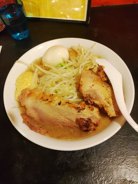 「ガッツリらーめん醤油2号+味玉」@若旦那の写真