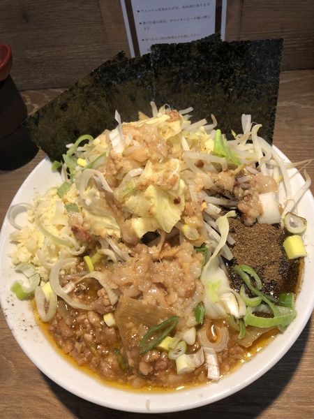 「DAHLIA汁無し」@麺屋 浜一の写真