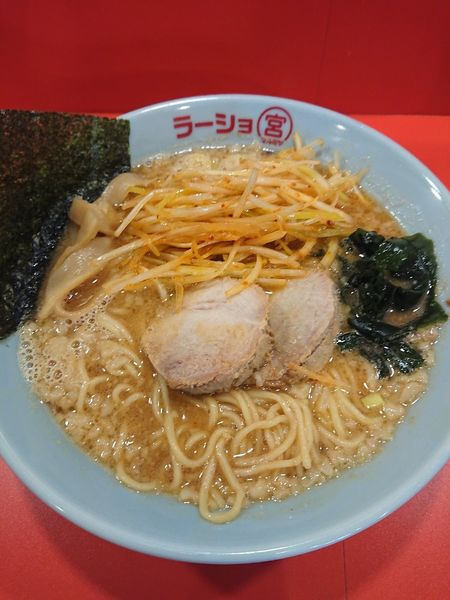 「辛ネギラーメン ＋ 味噌に変更」@ラーショマルミヤ 世田谷松原店の写真