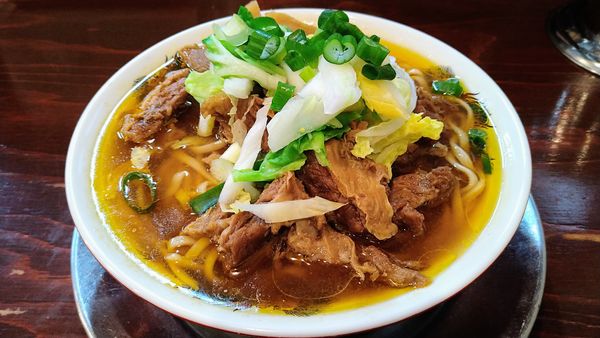 「【肉の日限定】牛肉麺」@らーめん 五ノ神精肉店 煮干し編の写真