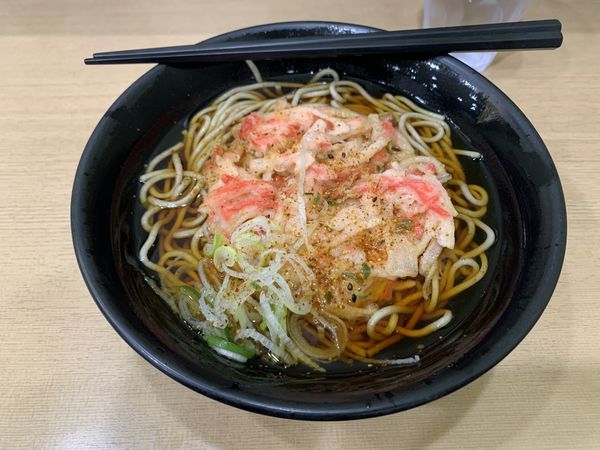 「紅生姜天そば 490円」@大江戸そば 池袋店の写真