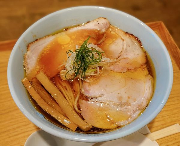 「醤油そば弦乃月ブレンド」@自家製麺と定食 弦乃月の写真