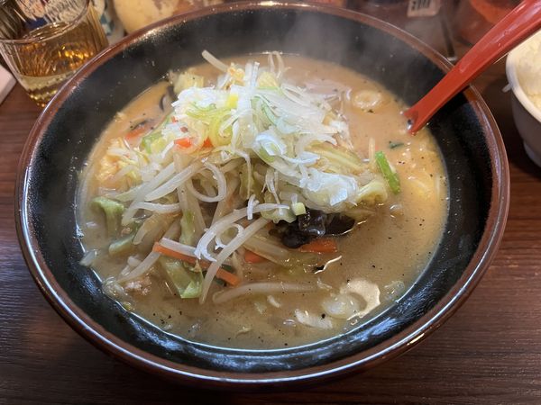 「野菜ラーメン味噌」@中華栄雅の写真