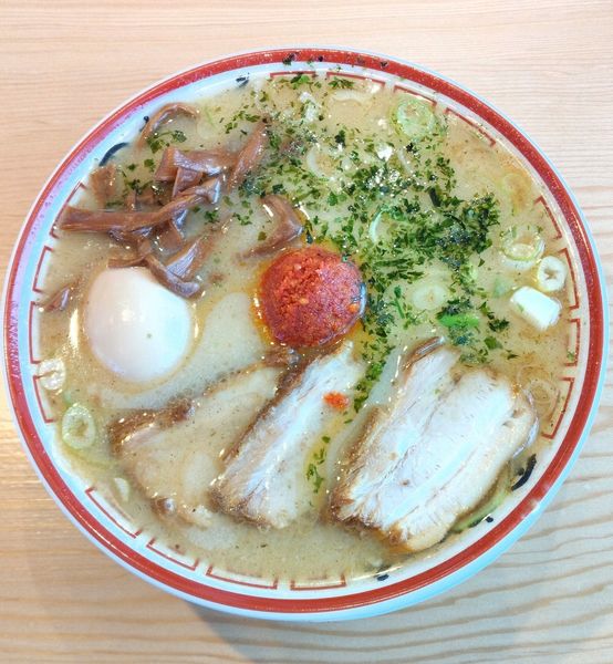 「山形辛味噌ラーメン 950円＋味玉 130円」@田中そば店 東海加木屋店の写真