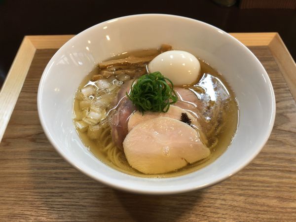「特製塩らぁ麺」@のど黒らぁ麺 永屋の写真