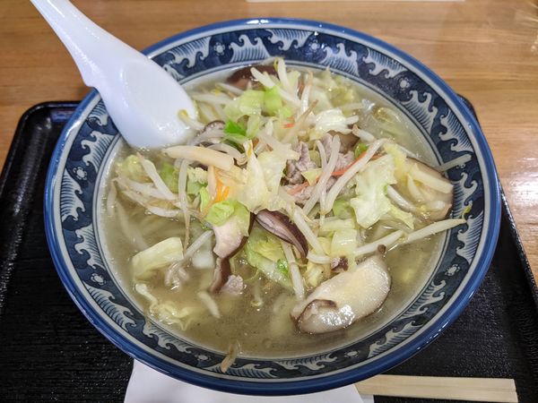 「タンメン:750円」@中華そば 蛸八の写真