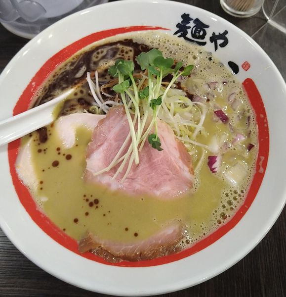 「濃厚牡蠣そば」@麺や でこの写真