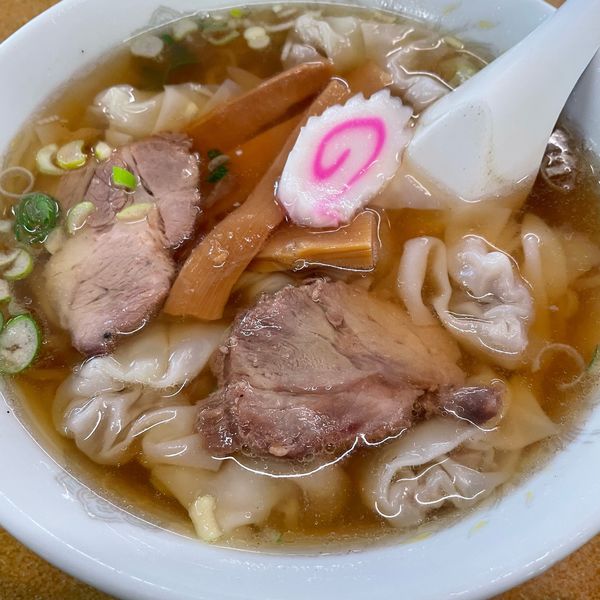 「ワンタンメン 750円」@やまや食堂の写真