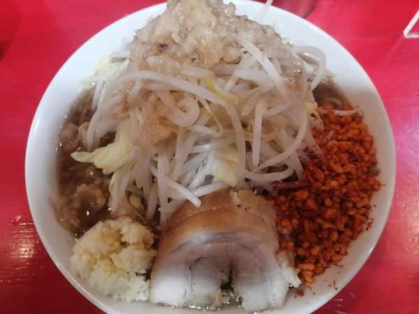 「ラーメン小（全マシ）¥850」@鷹の目 大宮店の写真