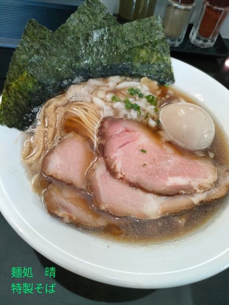 「特製そば(1100円)」@麺処 晴の写真