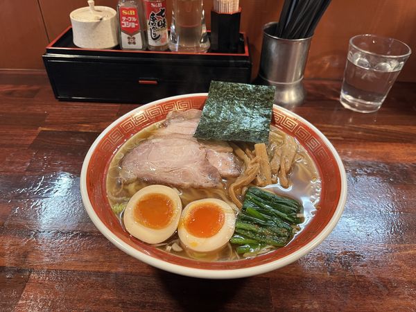 「特しょうゆ平打ち大盛り」@麺処 懐やの写真